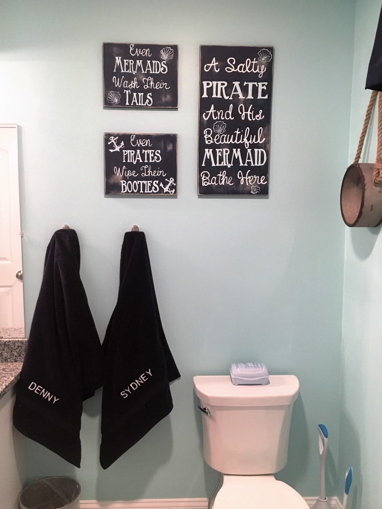 A Nautical Mermaid Pirate Themed, Mermaid Bathroom Ideas
