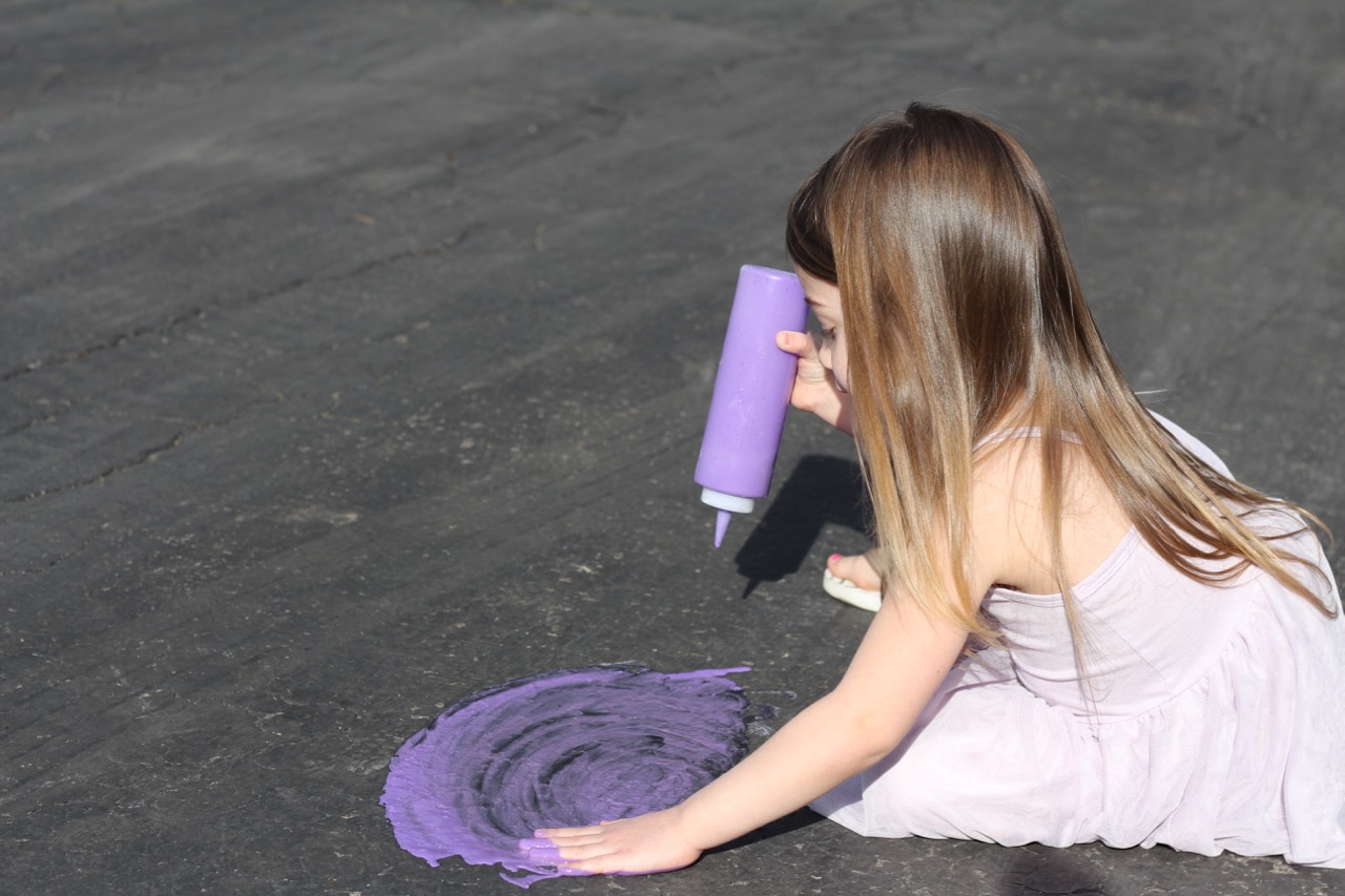 DIY Sidewalk Chalk Paint - Project Nursery