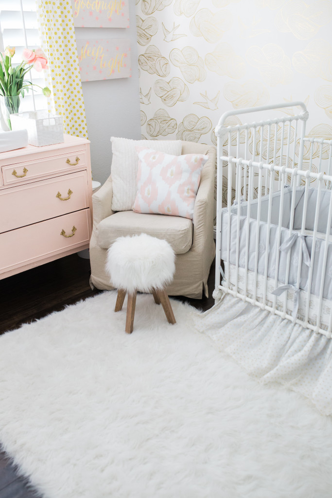 Feminine Pink and Gold Nursery - Project Nursery