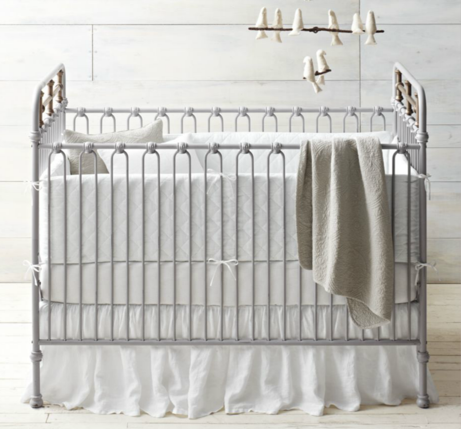 rh baby crib sheets