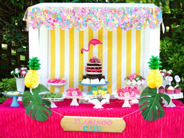 Flamingos and Pineapples Birthday Party