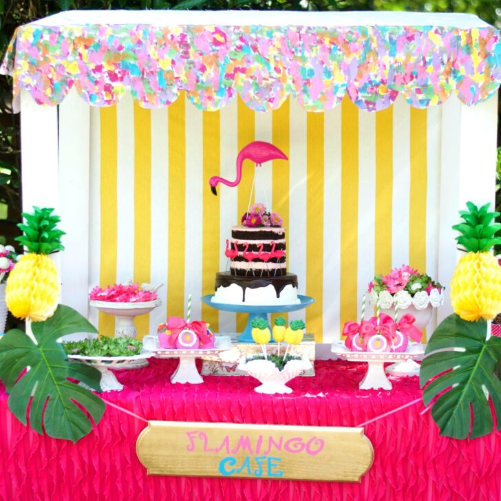 Flamingos and Pineapples Birthday Party