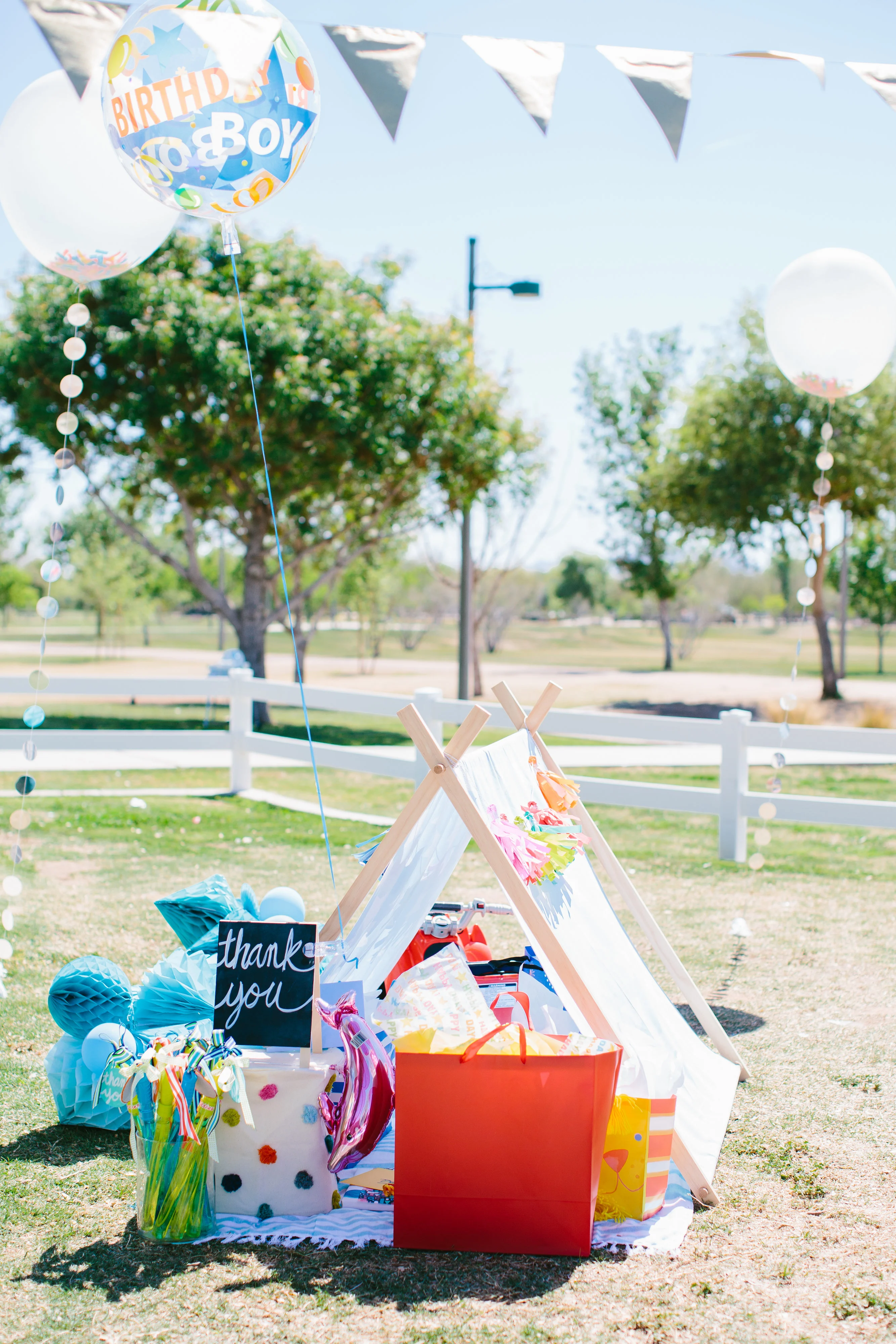 Birthday Party Present Tent