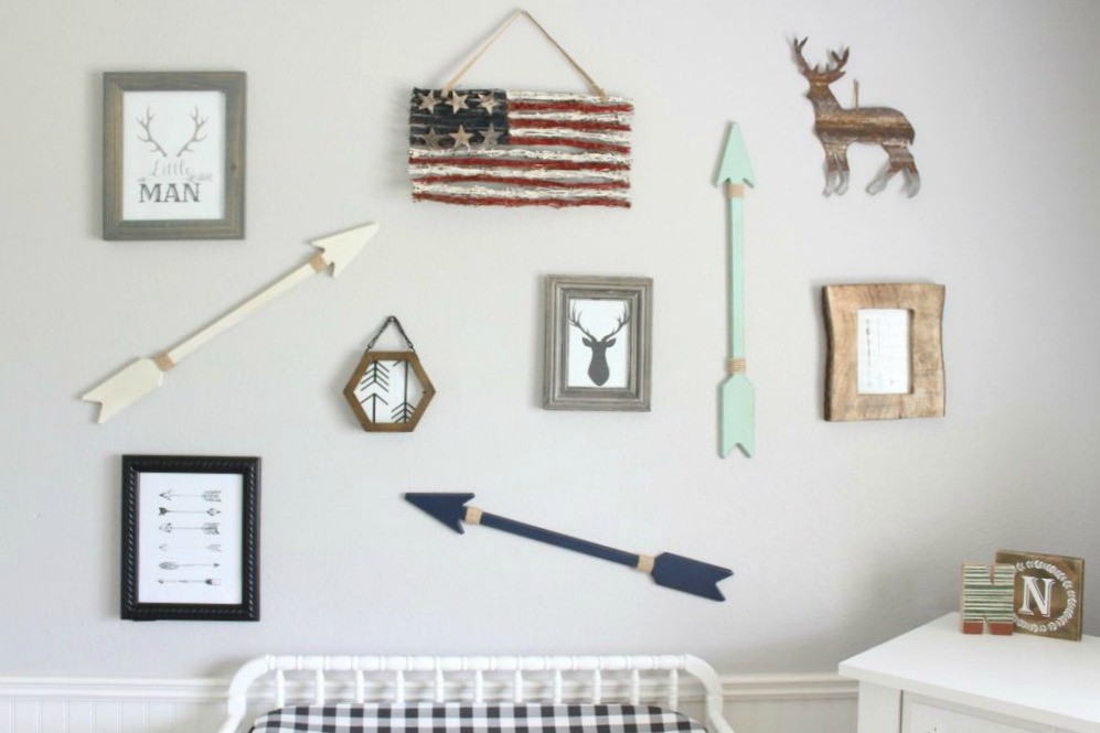 Rustic Nursery Gallery Wall - Project Nursery