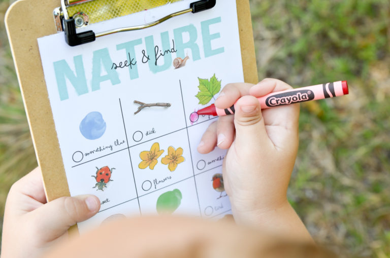 DIY Toddler Nature Hunt - Project Nursery