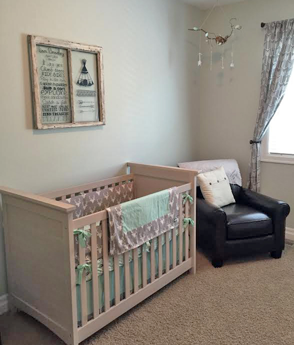 Liam's Mint and Grey Woodlands Nursery - Project Nursery