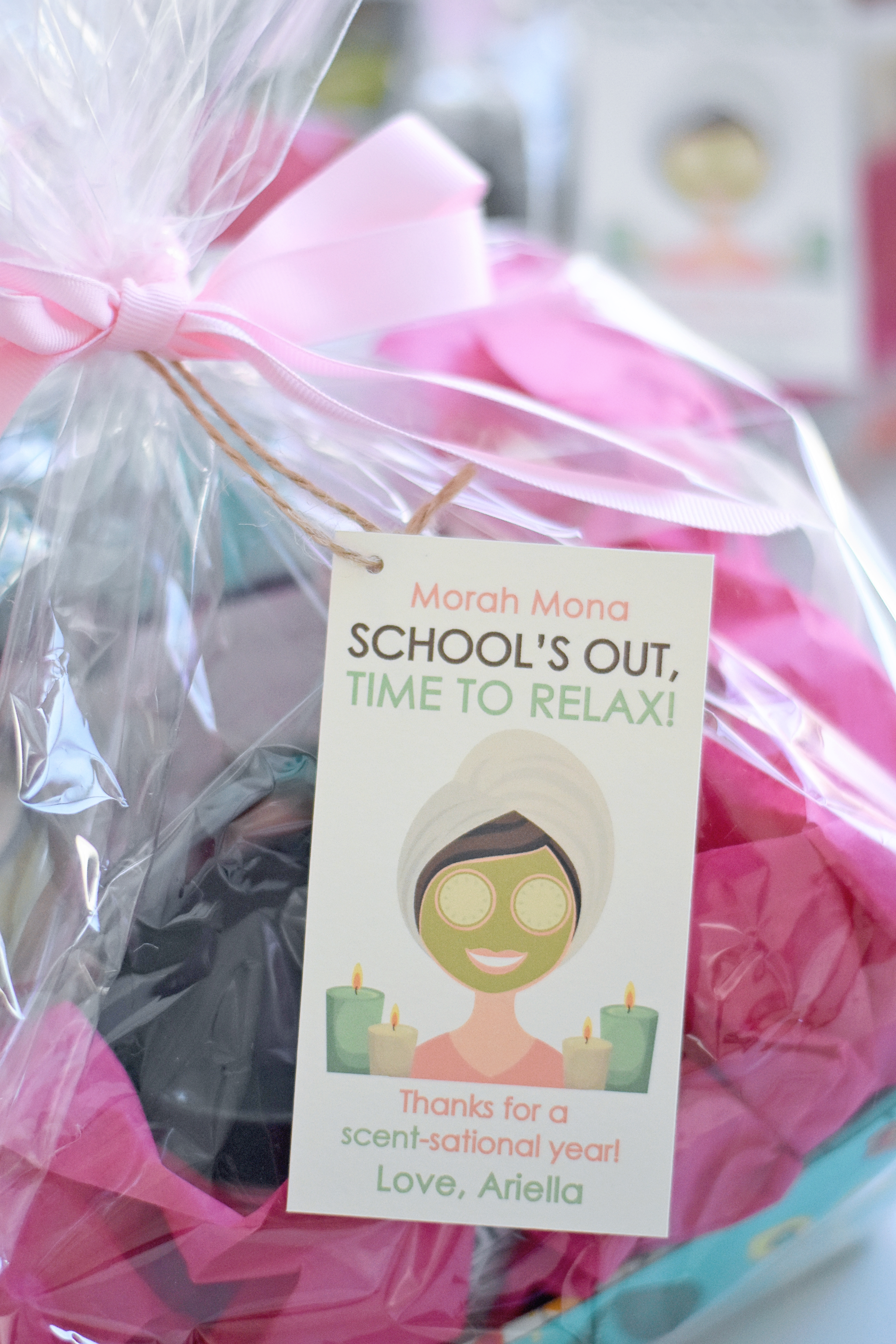 Spa Gift Basket Teacher Gift