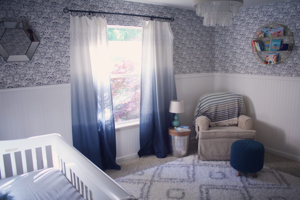 Eclectic Navy and White Nursery - Project Nursery