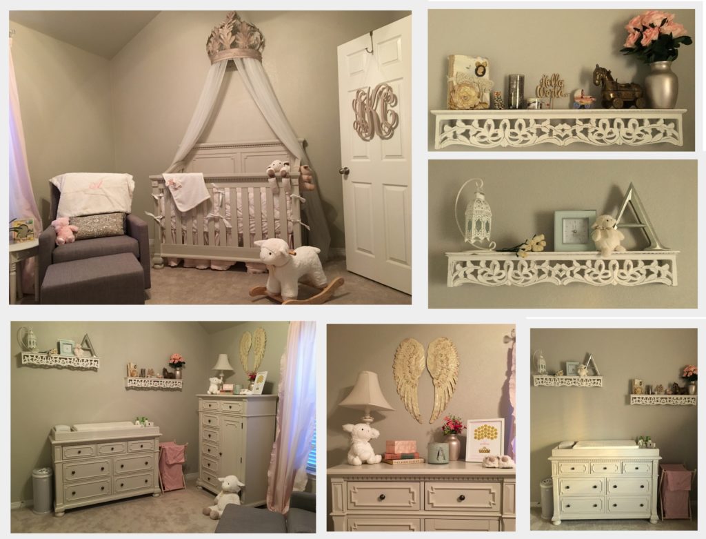 Antique White and Petal Pink Nursery