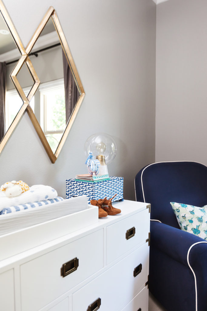 Gray, Navy and White Rustic Nursery - Project Nursery