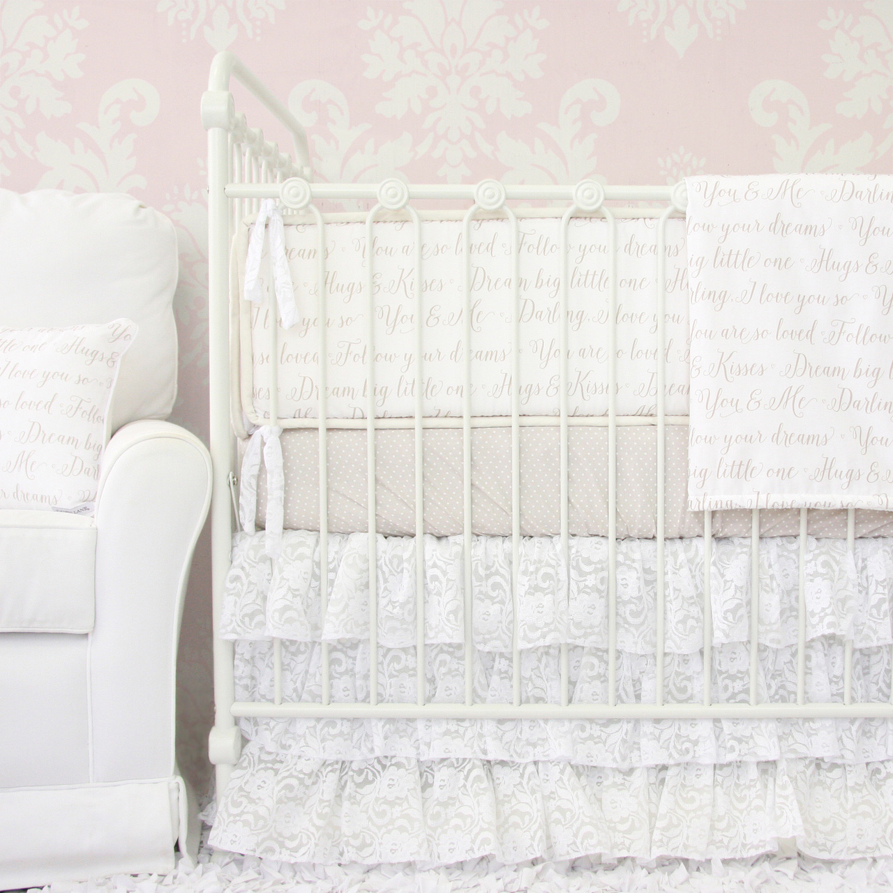 Lace Baby Bedding from Caden Lane