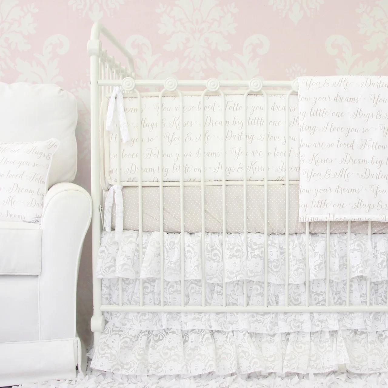 Lace Baby Bedding from Caden Lane