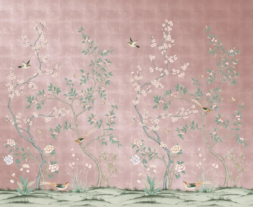 Chinoiserie Temporary Wallpaper