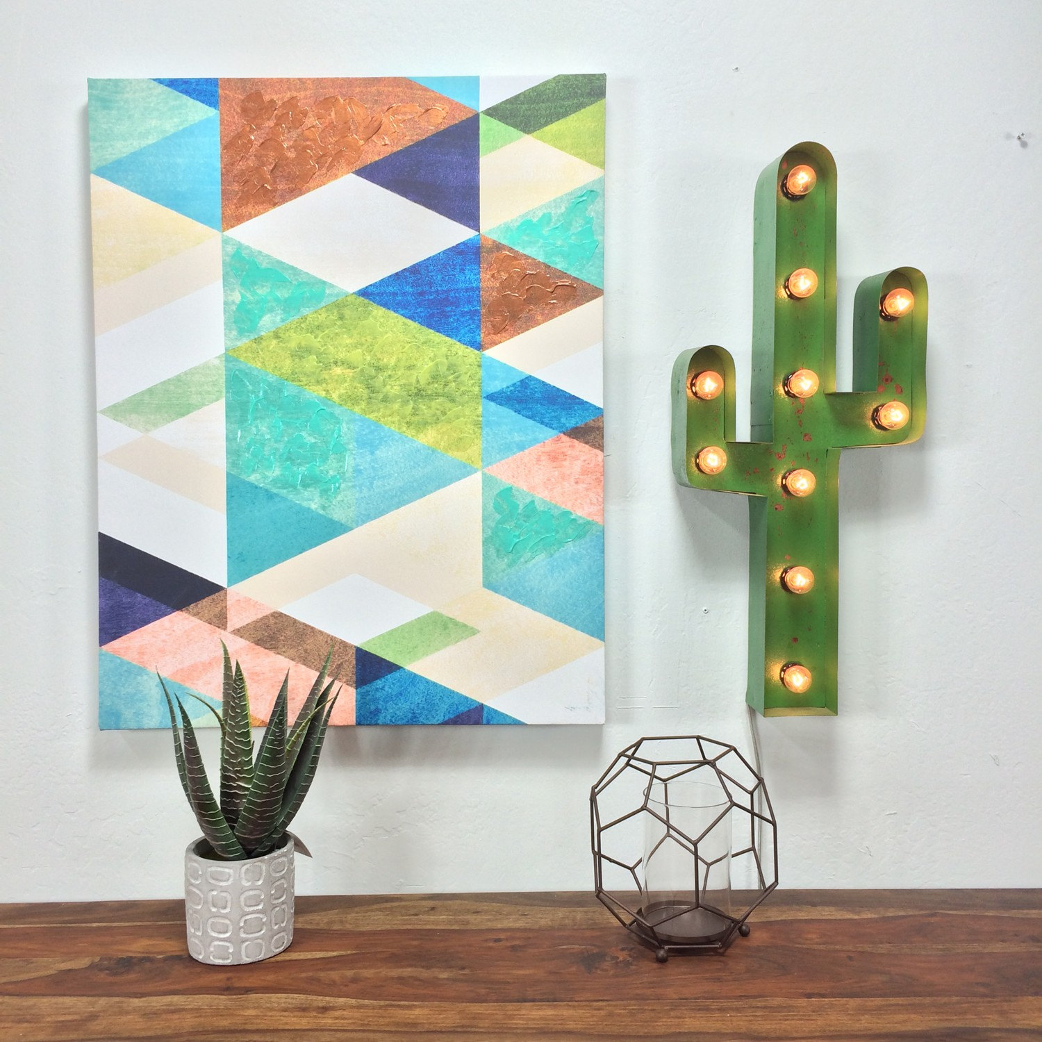 Marquee Cactus from Etsy