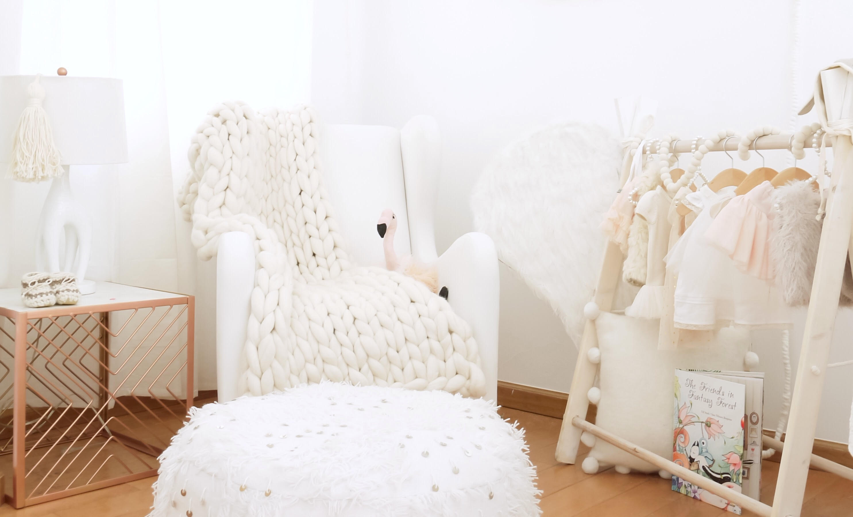 Sophisticated Nursery Reading Nook