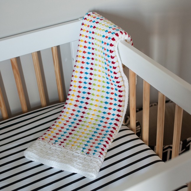 Multicolor Crochet Afghan from Flunky Monkeys