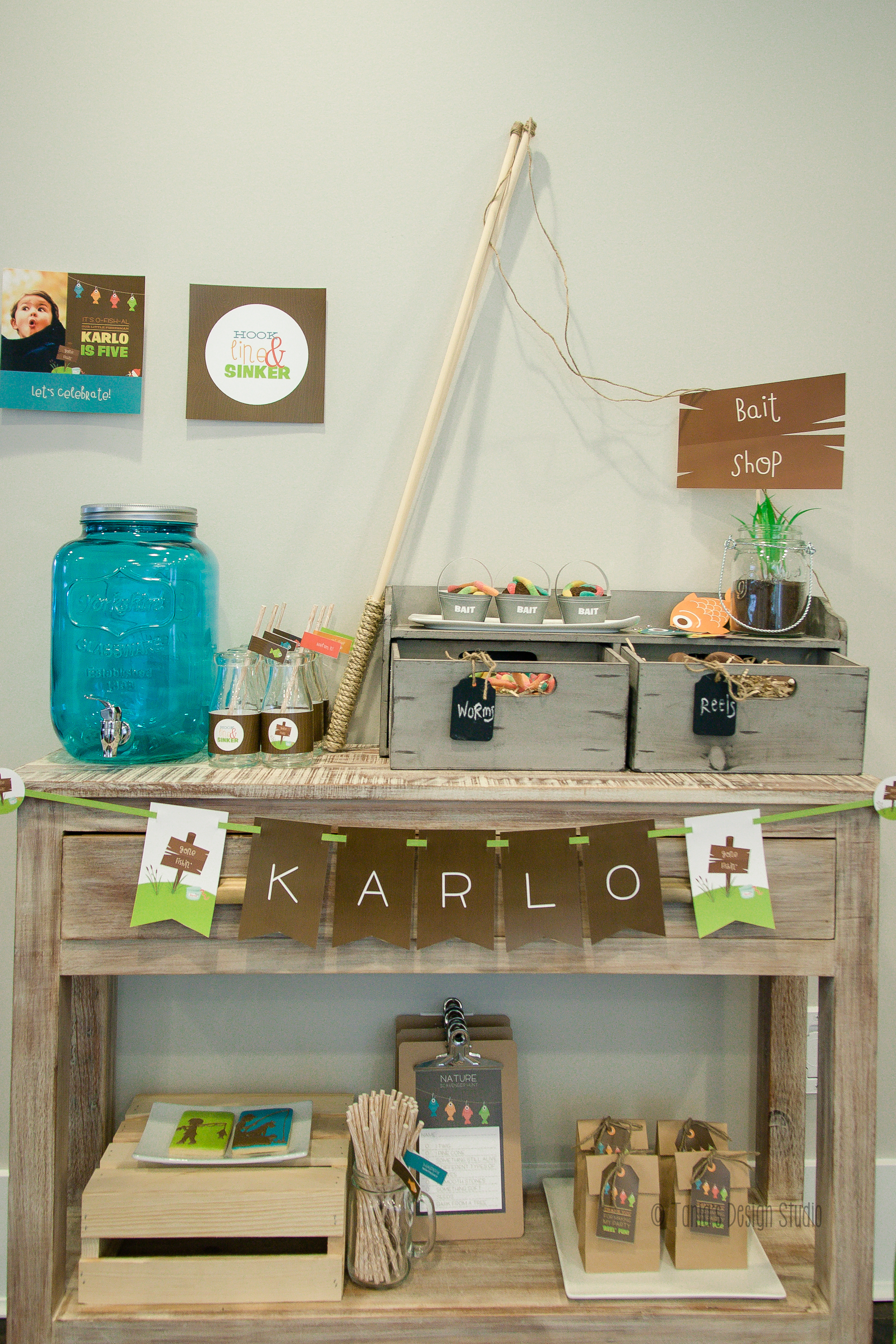 A Reel Fun Gone Fishing Birthday Party // Hostess with the
