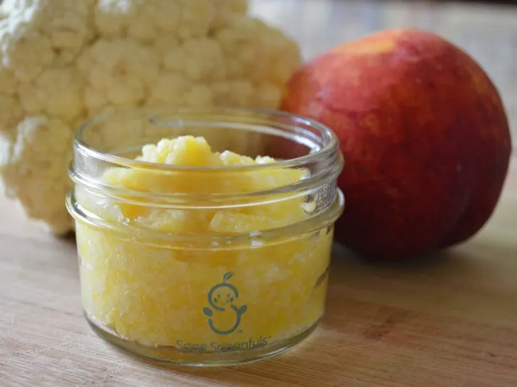 Nectarine & Cauliflower Baby Food Recipe