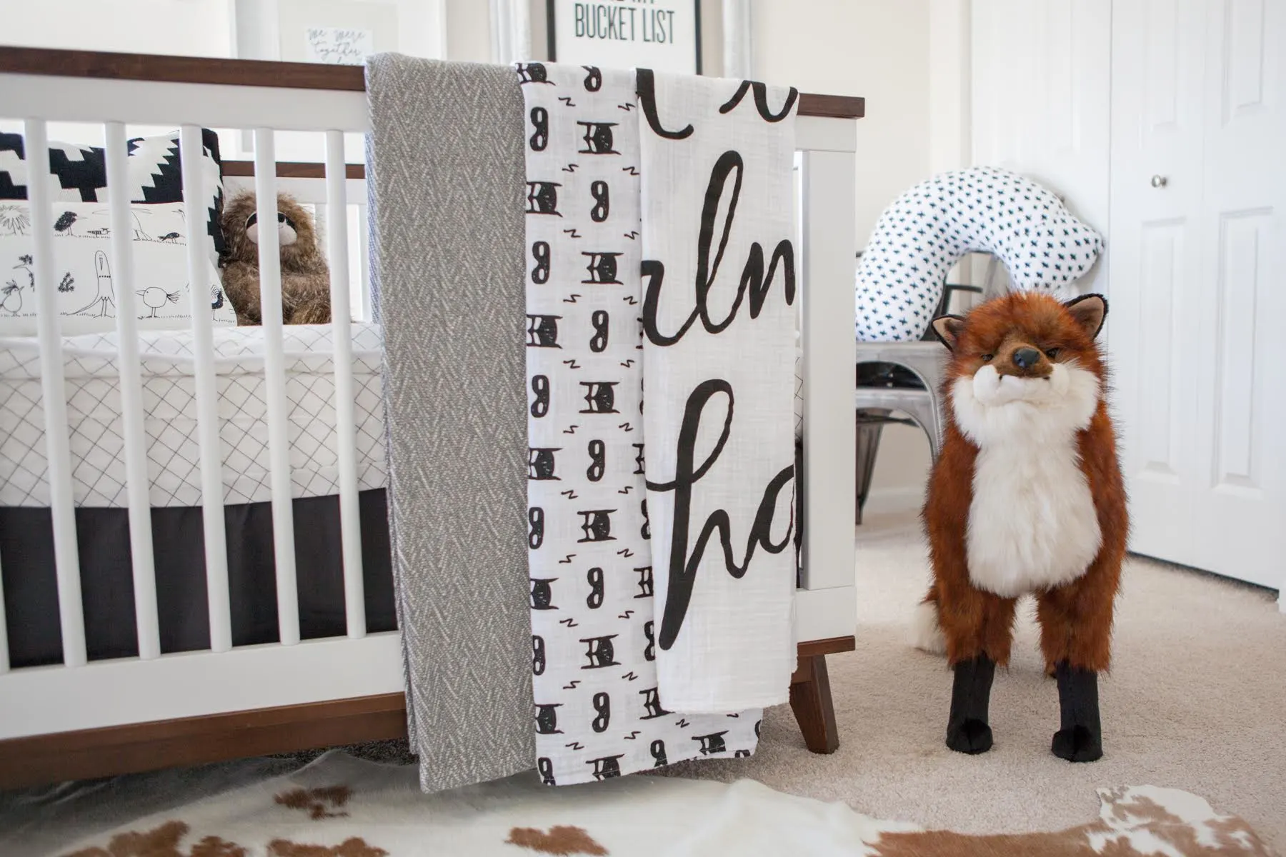 Black and White Nursery Accents