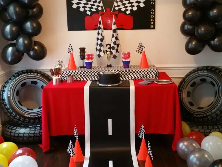 Race Car Themed Party