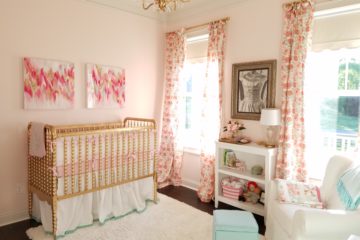 Pink, Mint and Gold Nursery