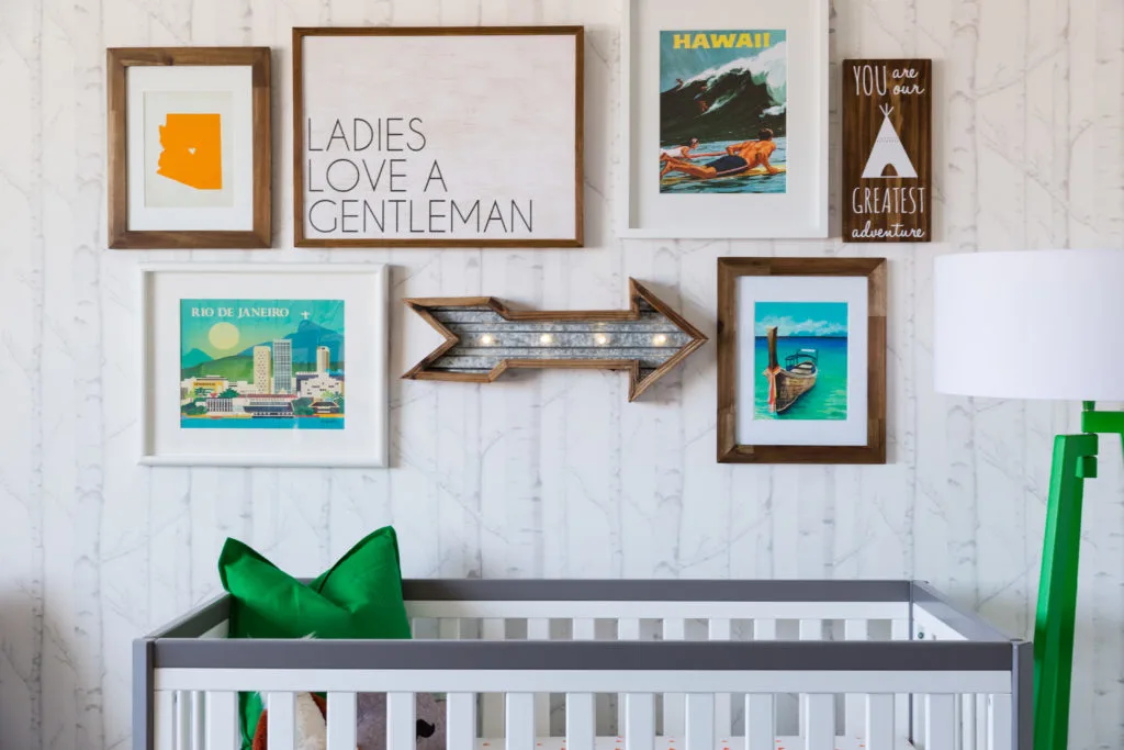 Adventure-Inspired Nursery Gallery Wall