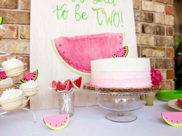 It's Sweet to be TWO Watermelon Party