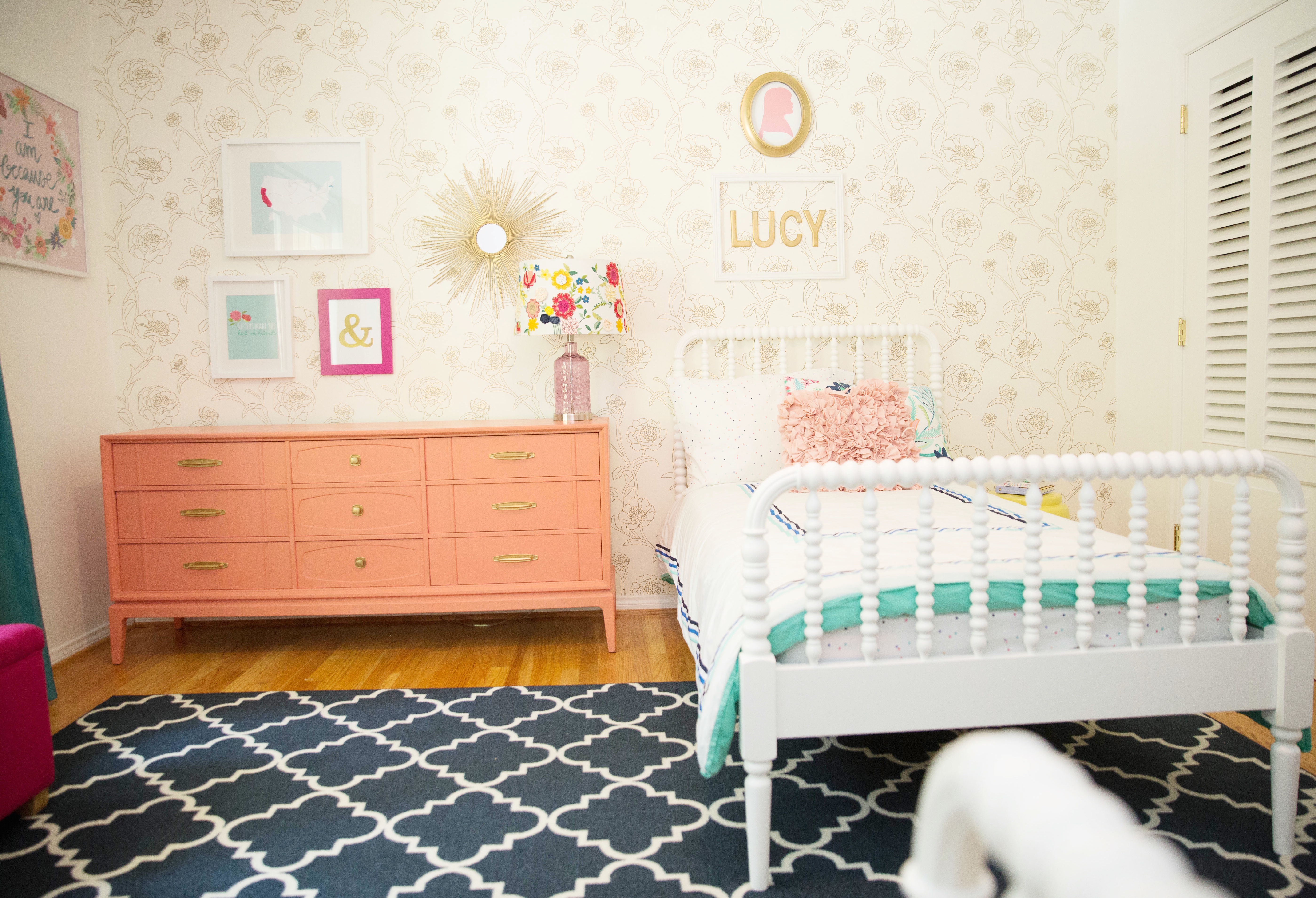 Pretty and Pink Big Girl Room