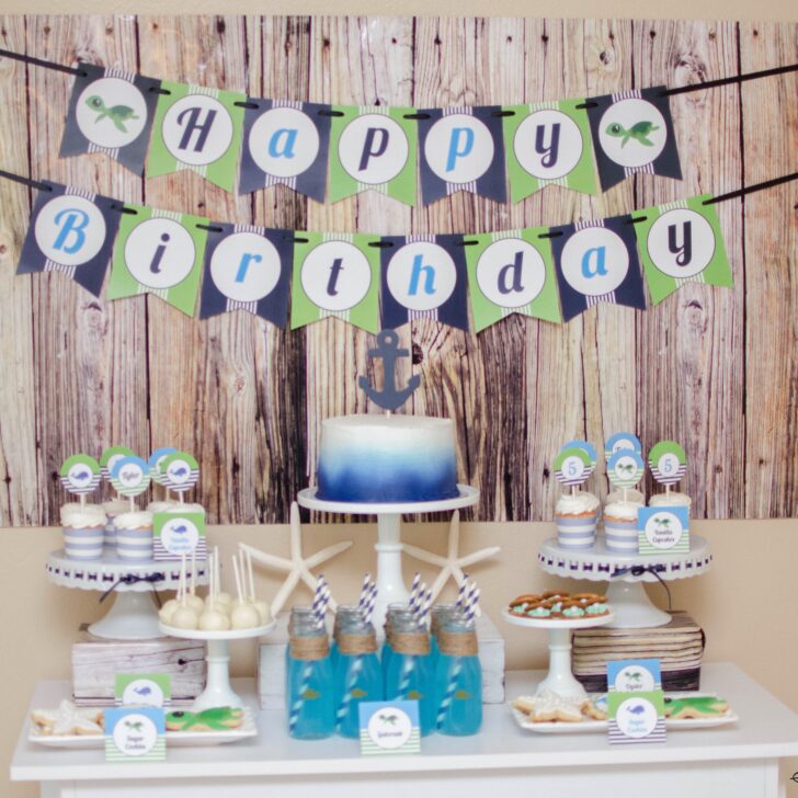 Tyler's 5th Birthday: Under the Sea Party - Project Nursery