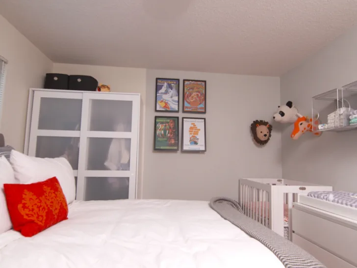 Nursery Nook in Master Bedroom