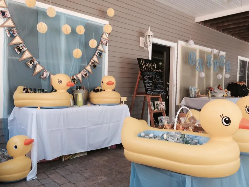 Rubber Ducky First Birthday Party - Project Nursery