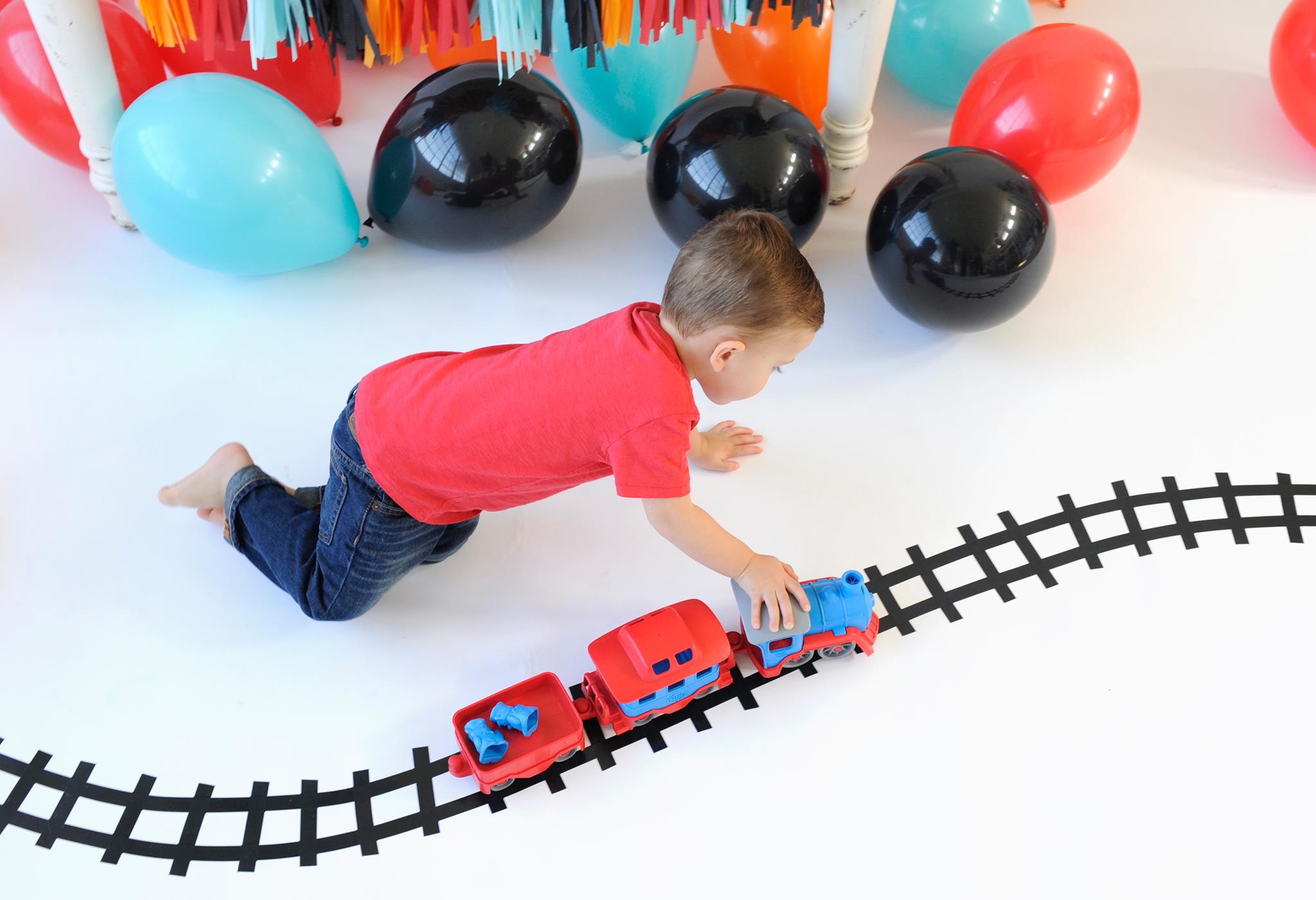 DIY Train Track Party Activity