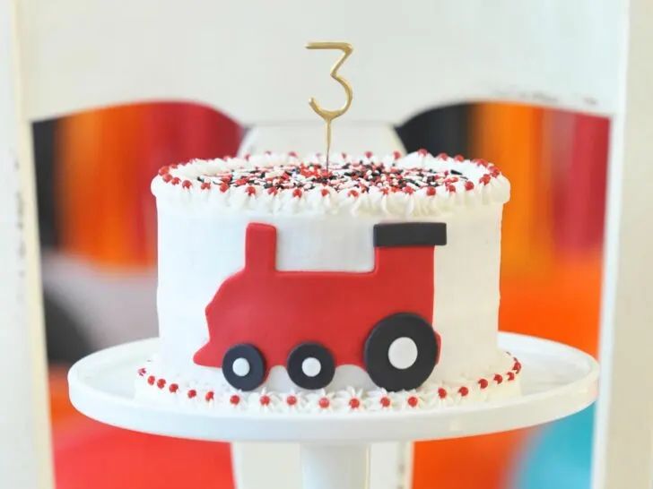 Train Birthday Cake