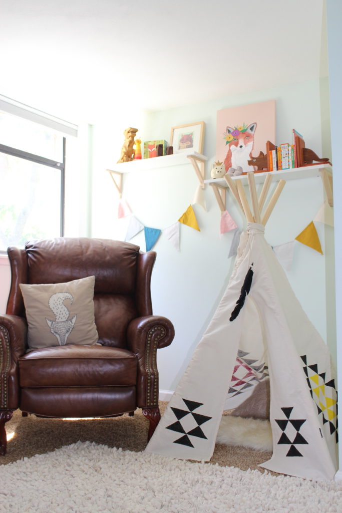 Woodland Themed Nursery with Teepee - Project Nursery