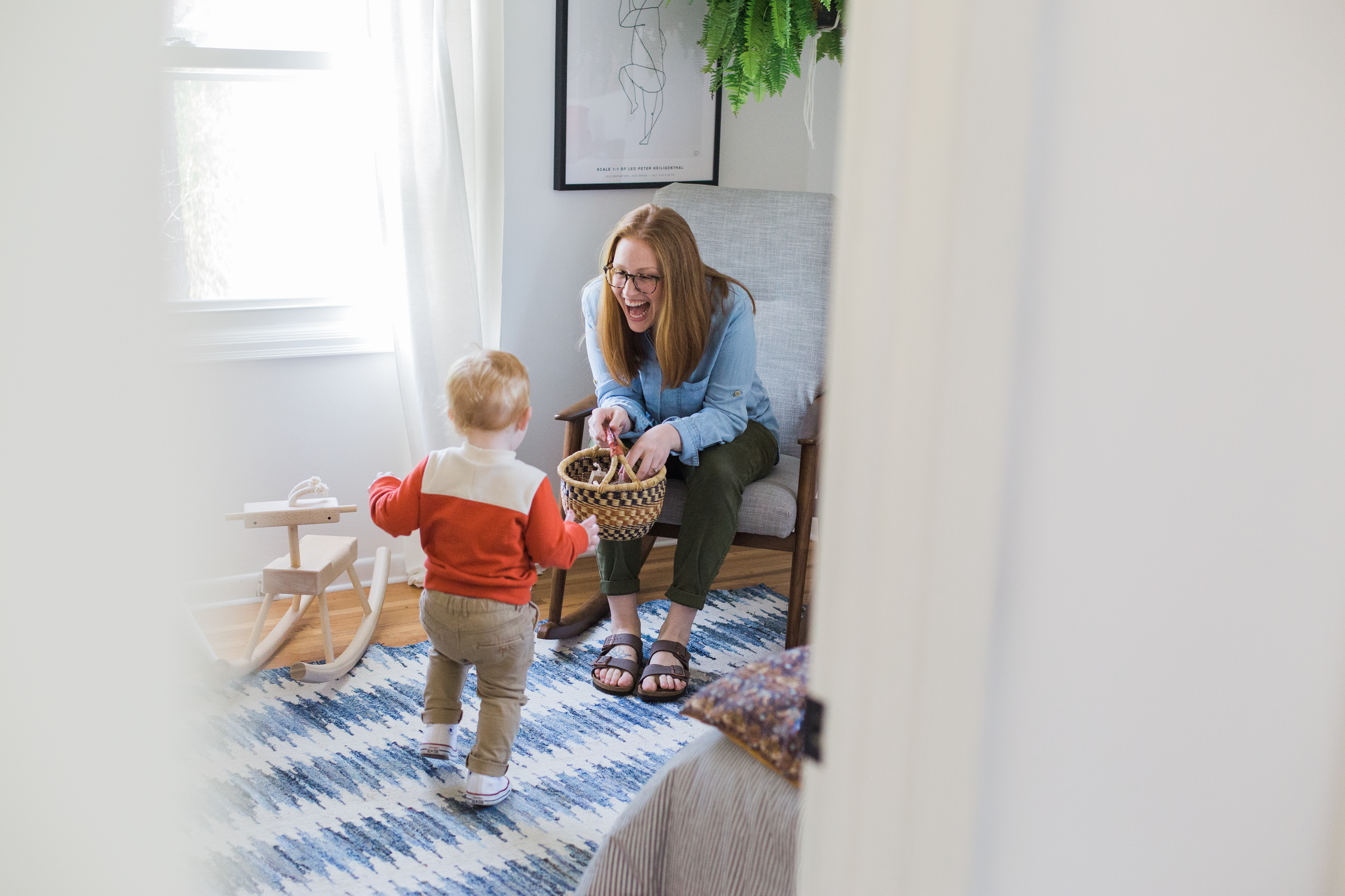 Bri Heiligenthal Mid-Century Modern Toddler Room