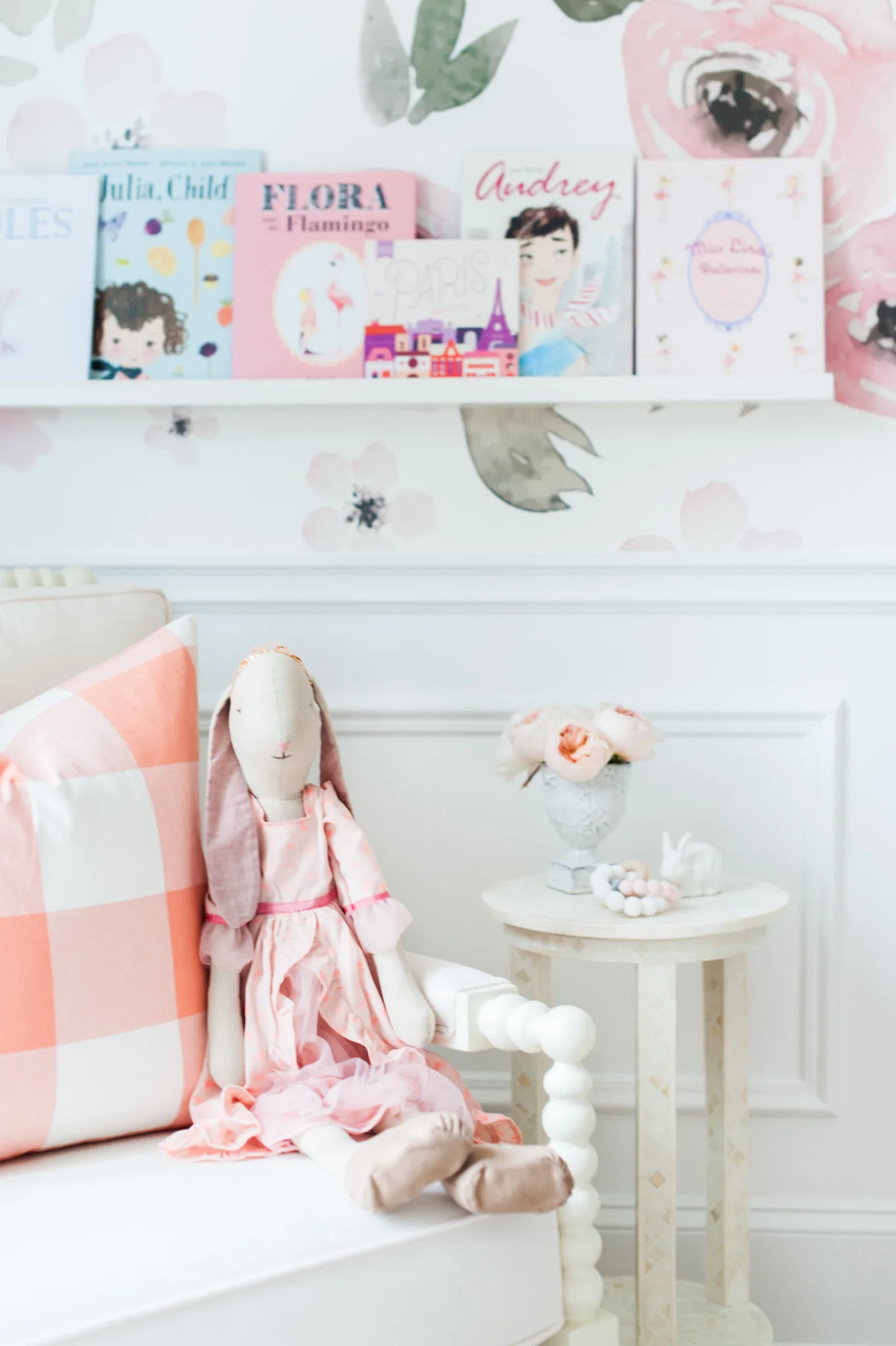 Big Bunny Doll in Girl's Nursery