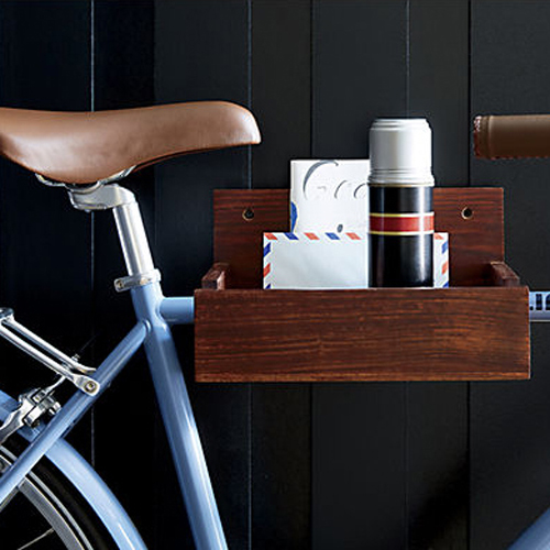 Wood Bike Storage from cb2