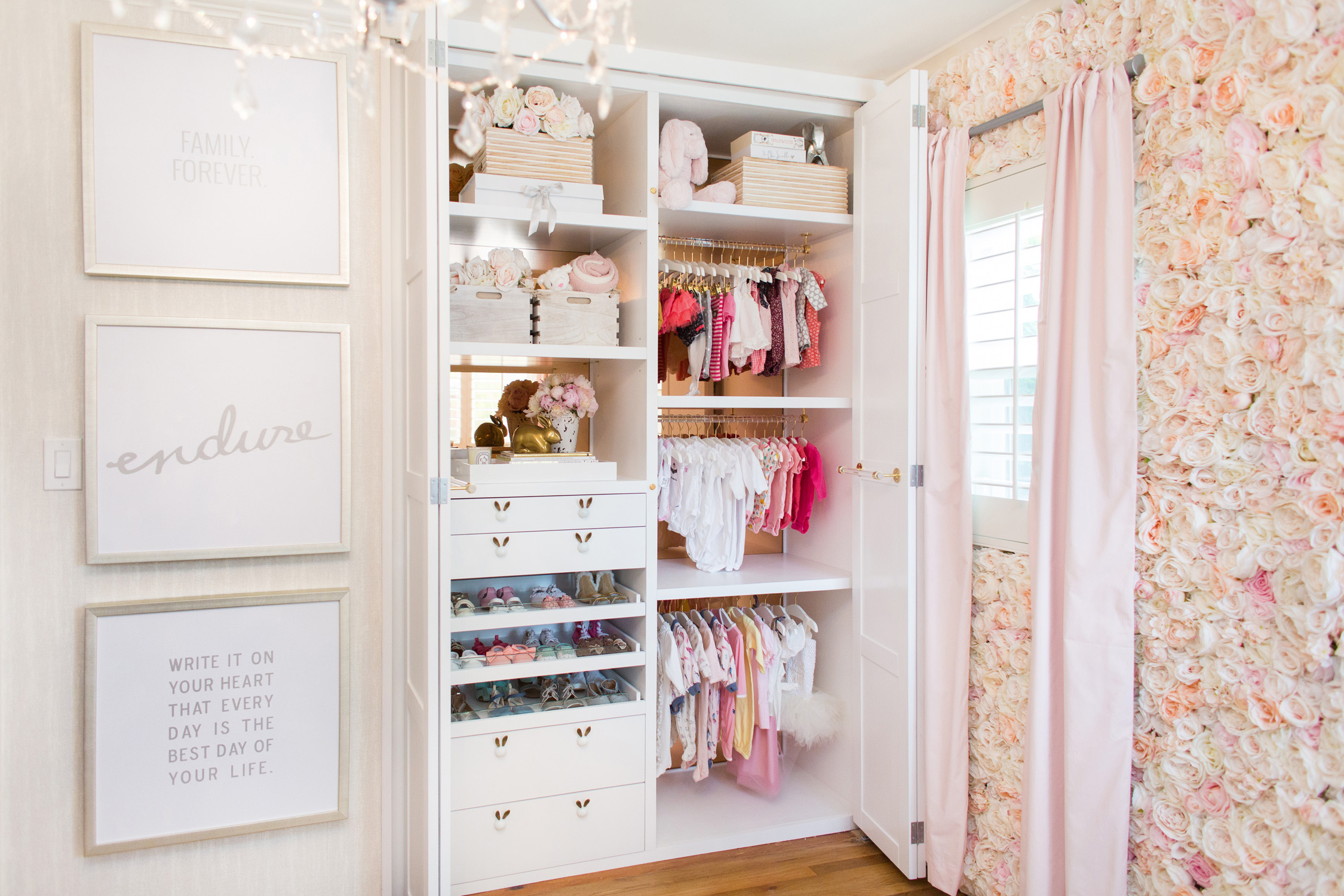 Ali Fedotowsky's Nursery Closet - Closet Design by LA Closet Designs