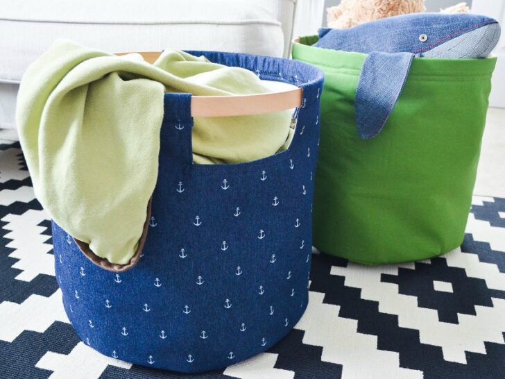 DIY Fabric Storage Bins