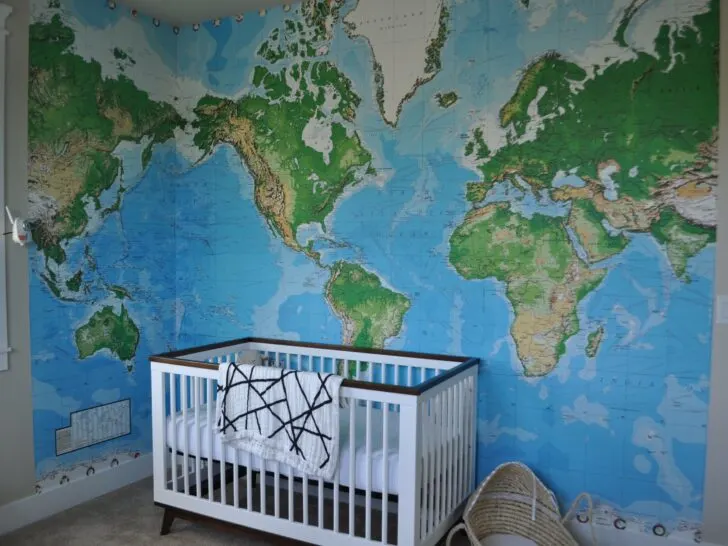 World Map Nursery