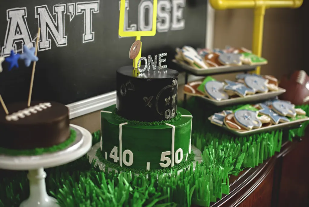 Football Themed First Birthday Party - Project Nursery