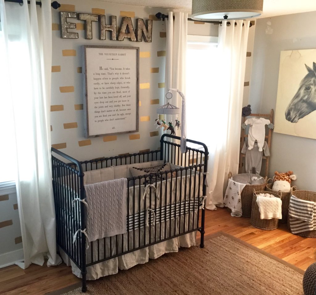 Ethan's Horse and Hound Nursery Project Nursery