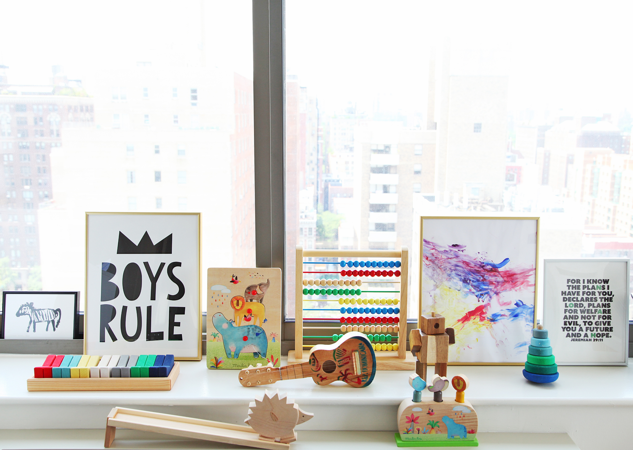 Colorful Nursery Toys and Art