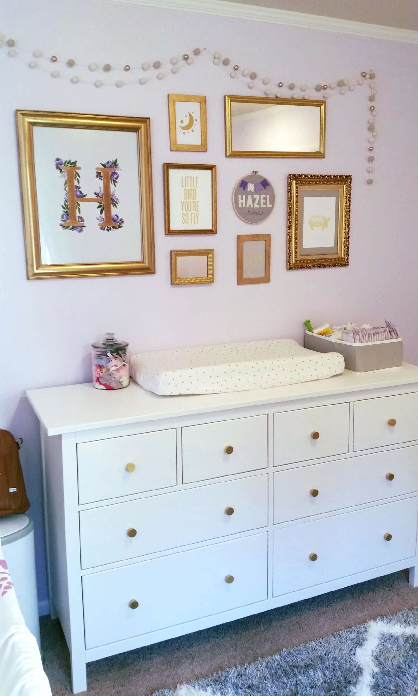 Lavender and Gold Nursery