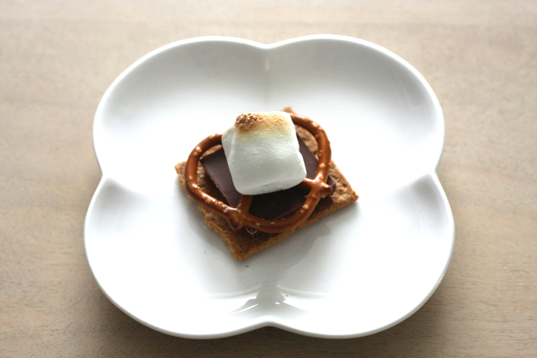 Salted Caramel Pretzel S'mores Recipe