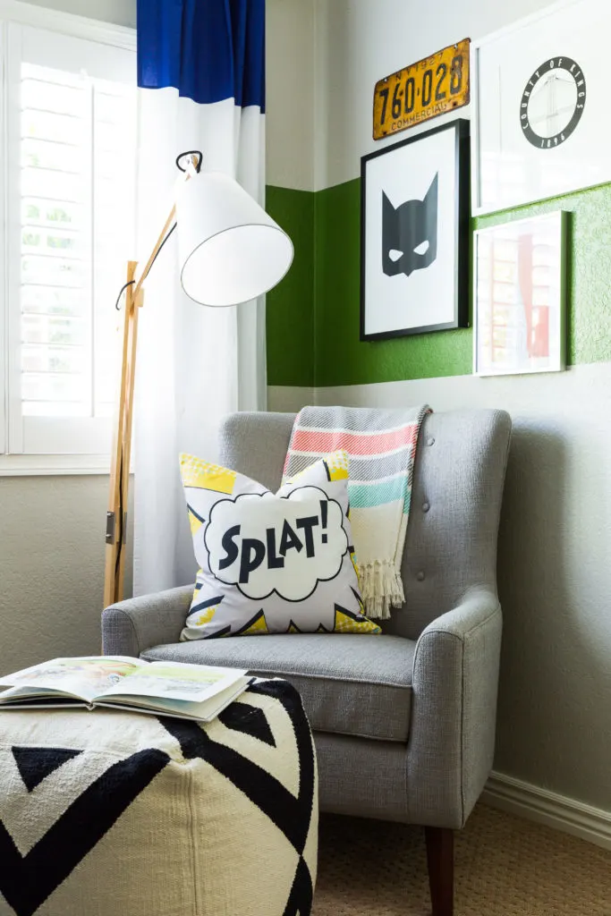 Modern Super Hero Kids Room