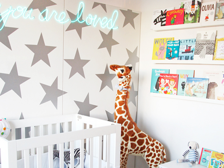 Nursery with Neon Sign