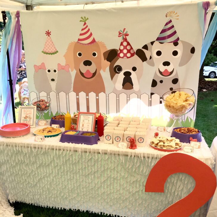 Puppy Dog Theme Birthday Party