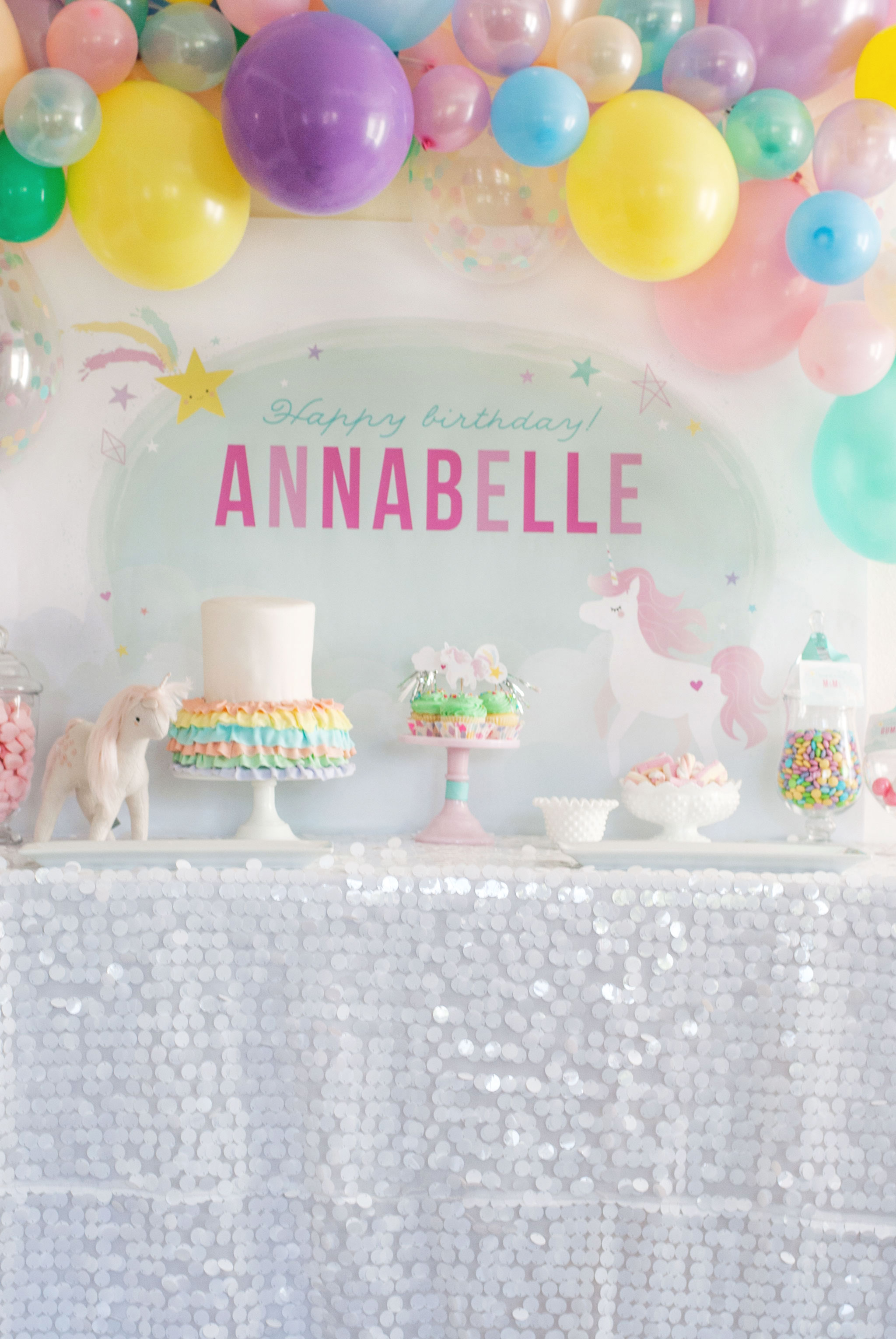 Unicorn Party Dessert Table