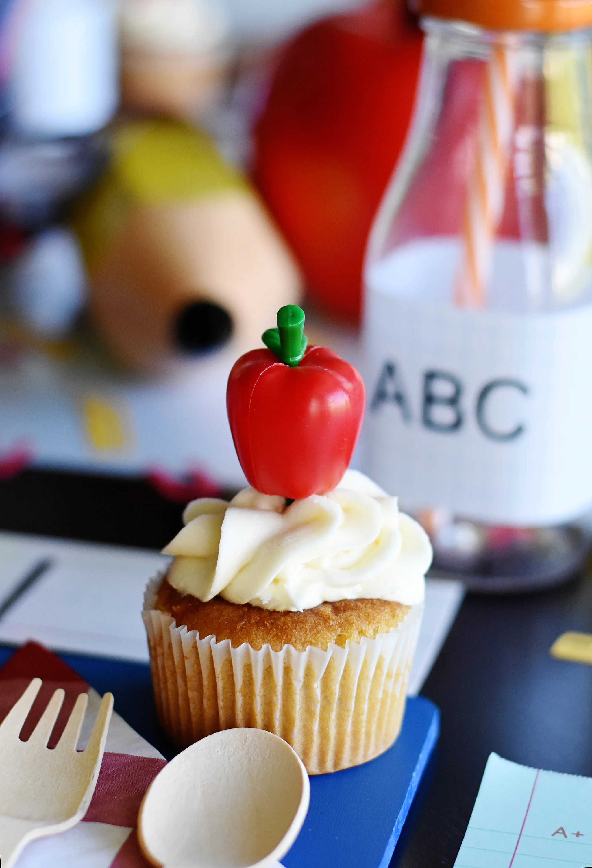 Apple Cupcake Toppers